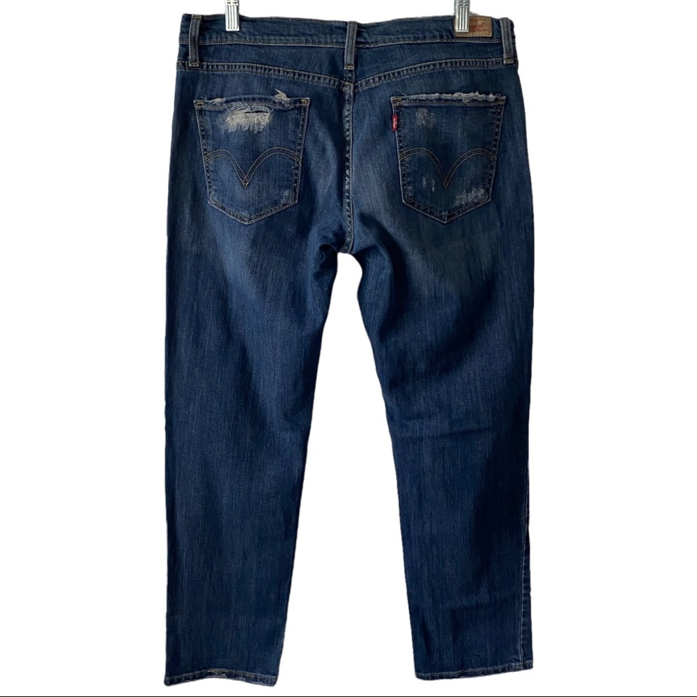 Levi’s 513 Boyfriend Distressed Jeans    Sz 11 - Picture 2 of 6